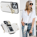 The LuxeCarry Crossbody Case 🤍